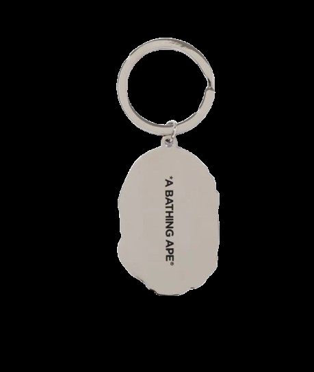 APE HEAD METAL KEYCHAIN